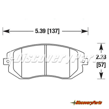 Carbotech FRS-BRZ-GT86 Front Brake Pad Set CT929